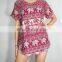 Wholesale Fashion rayon Colorful T-shirt.