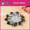 New design pearl rhinestone shoe ornaments handmade Shoe flower for fat lady sandal decoration plastic shoe flowers