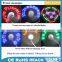 Summer promotion advertise soft pvc wing with led light message mini usb fan 12v