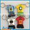 3D Soccer Uniform PVC Keychain for Promotional Products