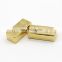 Wholesale gold plated bar or 999 gold coin custom