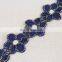 Good quality colorful embroidery lace trim