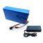 48V 1000W Electric Bike Battery 48V 20Ah Lithium Battery Pack With Pvc Case 30A Bms Charger