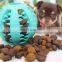 FREE SAMPLE dog treat ball slow food feeder snack leaking ball for pet teeth cleaning