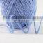 Free sample dyed 100% cotton yarn price for hand knitting 28colors