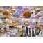 Popular Decorative Hanging Balloon Holiday Inflatables Silver Golden Color Blow Up Mirror Ball for Shop