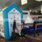 Wholesale pop up decontamination inflatable disinfection fog misting tunnel for ultrasonic humidifier entrance