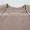 Khaki Organic Cotton Baby Casual Dresses Long Sleeve Bodysuit Romper