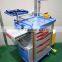 MY-R058D hospital furniture nursing cart medical emergency hospital trolley with drawers