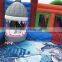 bouncy castle inflatable water slide with pool combo
