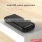 2020 New Arrival Ultra Slim Power Bank 20000mAh Fast Charging Dual Outputs Woven Patten Powerbank 20000mAh with indicator