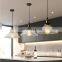 Wholesaler Clear Glass Pendant light for Home Dining Fancy Fixture