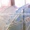 Galvanized steel C channel film lock profile