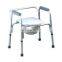 BME688 Hot Sale Elder Stainless Steel Folding Steel Commode Chair