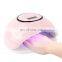 Hot-selling 72W nail gel uv lamp led nail gel nail polish led lamp