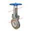 FRZ73TC Wafer Type Ceramic Knife Gate Valve for fly ash system