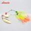 Wholesale 19g Fishing lead Hard Spinner Metal Spinner Fishing Bait Spoon Pike Bass fishing jigging spoon