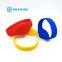 Fashion ISO 14443A Custom Logo 13.56MHz NFC NTAG216 Silicone RFID Chip Bracelet