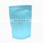 matte black stand up pouch smell proof zip lock foil laminated food packaging tea bag