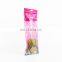 Clear Front Zipper Mylar Hanging Plastic Bags Zip Jewellery Packaging Hair Clips Earrings Necklaces Jewelry Window Pouch