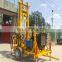 portable bore hole Crawler wheel type Diesel engine hydraulic Rotary water well drilling rig machine