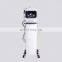 Portable 7 in 1 H2o2 small bubble aqua peel dermabrasion facial machine with EMS meso gun