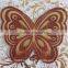 New Design With Handbag Butterflies Wooden Wedding Invitation Card