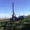 Photovoltaic solar drop hammer pile driver & screw drilling machine