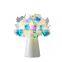 Fashion Flower Shade Acrylic Table Lamp Portable Bedroom Bedside Table Light for Party And Wedding