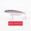 QUAN JI  sinking pencil 113MM 62G Fishing Bait Lure Hooks Artificial Hard Minnow Fishing Lures