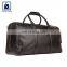 Fashion Style Polyester Lining Material and Nickle Fittings Unique Design Travel Genuine Leather Duffel Bag for Men