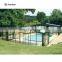 Prefabricated Swimming Pool Enclosure Tempered Glass Sunrooms Aluminum Frame Polycarbonate Retractable Sunroom Roof