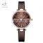SHENGKE Exquisite Simple Style Women Watches K8047 Fashion Leather Quartz Ladies Watch Elegant Girl Bracelet Watch