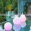acrylic globe solar hanging decorative large outdoor christmas led glowing orb balls pool light