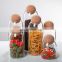 Impactful Smell Proof Unique Luxury Heat Resistant 500ml Custom Candy Food Bottle Storage Glass Jar
