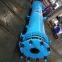 graphite shell and tube falling film absorber for water corrosive treatment