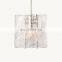 Hengzhi Luxury Modern Pendant Lamp Indoor Decor Clear Glass Hanging Light Home Chandelier LATTICE PENDANT