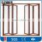 Australia AS2047 standard commercial system profile double glass aluminum bi folding door