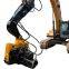 The steel sheet pile driver used in the new excavator has low noise and high efficiency