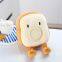 Sü?e Cartoon-Toast-Softe Plüsch-Schlafcoach Nachtlicht LED Digitaler Tischwecker als Geschenk für Kinder und Babys