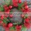 Colorful Elegant Christmas Decorative Mesh Wreaths/Mesh wreath with items for easter decoration/flexbile easter mesh wreath