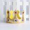 Juwelierte goldene Kronen - Kostümaccessoires für Baby-Shower und Kindergeburtstagspartys