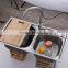 304 Stainless Steel Double Bowl Kitchen Sink