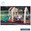 Children Funny Games Plastic Outdoor Indoor Playground With Swings And Slides Climbing