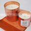 ROUND COPPER CANDLE CONTAINER , CANDLE T-LIGHT COPPER CONTAINER, TIN CANDLE CONTAINER