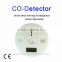 Emergency fire alarming CO carbon monoxide smoke detector, alarm fire system cabon monoxide CO smoke sensordetector