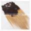 new products for europe virgin brazilian hair clip in hair extensions for african american spring clip