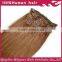 top quality hair extension packaging box clip in hair extension