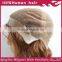 Factory price 18 inch high density thin skin perimeter full lace wig