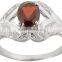Garnet Ring Earring Set